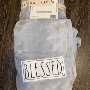 Rae Dunn Blessed throw